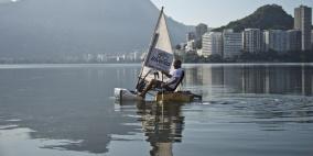 برازيلي يصمم دراجة تسير على الأرض وفوق الماء