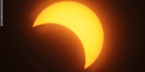 كسوف جزئي للشمس مع بداية السنة الهجرية الجديدة