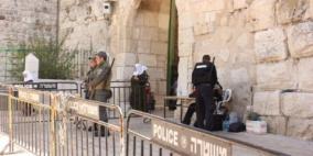 الاحتلال يمنع المواطنين دون سن الأربعين من دخول 'الأقصى'