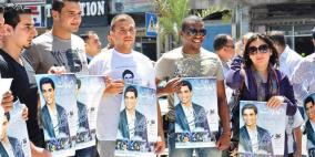 صحفيون يتضامنون مع الفنان عساف في غزة