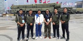 بعثة المنتخب الفلسطيني العسكري تشارك في الدورة الدولية للقفز المظلي بروسيا