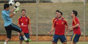 تدريب مثير للمنتخب الإسباني يجذب نصف مليون مشاهدة