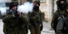 إصابة أربعة مواطنين واعتقال آخر في نابلس