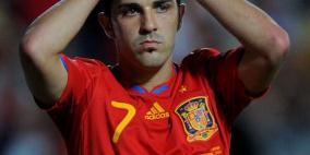 ديفيد فيّا يفقد كنز المشاركة في اليورو