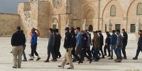مستوطنون يجددون اقتحام المسجد الاقصى
