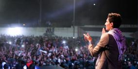 حفل محمد عساف في مدينة جنين
