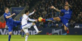 فاردي ومحرز يحجزان القمة لليستر.. ومعاناة تشيلسي تستمر