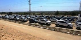 ادخال 110 مركبة حديثة لغزة عبر معبر بيت حانون