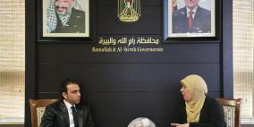 د.غنام للصحفي قنديل: موقعي نتاج دعم فخامة الرئيس للشباب والمرأة