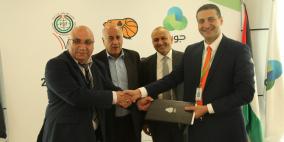 جوال توقع اتفاقية رعاية كأس ودوري جوال مع الاتحاد الفلسطيني لكرة السلة