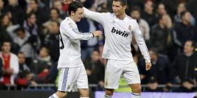 رونالدو غاضبا من رحيل اوزيل.."انه اللاعب الاكثر معرفة بتحركاتي امام المنافسين"