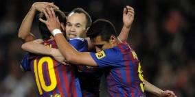 برشلونة يلقن خيتافي درساً قاسياً ويهدد عرش الريال