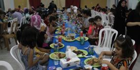 افطار في قرية كفر نعمة برعاية شركة المشروبات الوطنية كوكاكولا كابي وشركة دواجن فلسطين (عزيزا)