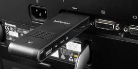 لينوفو تكشف عن أول حواسبها المصغرة بحجم راحة اليد وبنظام ويندوز