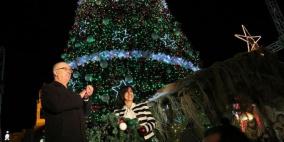 إضاءة شجرة الميلاد في بيت لحم