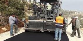 بلدية رام الله تباشر بمشروع تأهيل وتعبيد الطرق الرئيسة