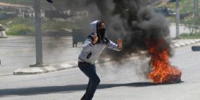 مواجهات أمام سجن عوفر اليوم نصرة للأسرى