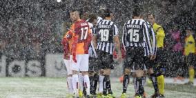 "الثلوج" تؤجل مباراة غلطة سراي ويوفنتوس