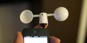 تطبيق ذكي لقياس سرعة الريح