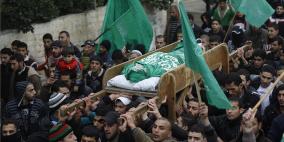 تشييع جثمان الشهيد محمد السلايمه في  مدينة الخليل