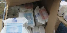 إتلاف كمية من المناديل المعطرة منتهية الصلاحية في رام الله