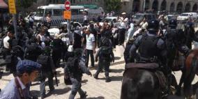 الاحتلال يقمع فعالية رمزية في قلب القدس حدادا على الشهيد أبو عين