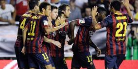 برشلونة يواصل انتصاراته وينفرد بصدارة الدوري الإسباني