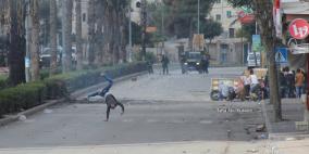 مواجهات جسر حلحول في الخليل