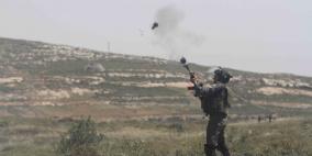 مواجهات في ديرجرير  شمال رام الله هذا اليوم ... دفاعا عن الأراضي المصادرة وضد الاستيطان وعدوان الاحتلال ومستوطنيه.