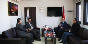 القائم بأعمال النائب العام الدكتور احمد برّاك يجتمع مع الدكتور غسان فرمند