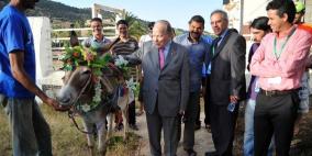حمار يتدرب للمحافظة على لقبه في مسابقة جمال بالمغرب