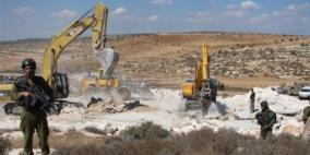 الاحتلال يجرف أراضي شرق بيت لحم