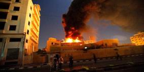 إصابة مواطن بانفجار هز المركز الثقافي الفرنسي غرب مدينة غزة