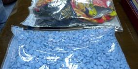 نابلس: ضبط قرابة ٤ آلاف حبة منشطات جنسية مهربه