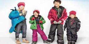 نصائح قبل شراء الملابس الشتوية للأطفال