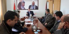 قلقيلية: المحافظ يترأس اجتماعاً لحصر الاضرار الناجمة عن المنخفض الجوي