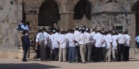 مستوطنون بينهم عناصر من مخابرات الاحتلال يقتحمون الأقصى