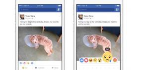 فيسبوك يطلق خيارات تعبير بجانب "الإعجاب"