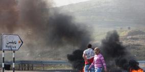 مواجهات قرب حاجز حوارة هذا اليوم