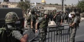 اعتقال ١١ شابا و٤ سيدات من مناطق متفرقة في القدس المحتلة