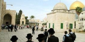 مستوطنون يستأنفون اقتحام الأقصى ويخطون شعارات عنصرية