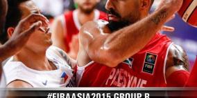 المنتخب الفلسطيني لكرة السلة يخطف فوزا ثمينا امام الفلبين بطل آسيا 5 مرات