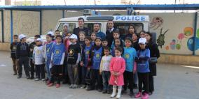 الشرطة وجمعية عطاء تنظمان ورشة عمل بعنوان (فرح ومرح) في رام الله