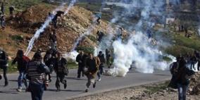 إصابة مواطنة ومواطن بالرصاص الحي في مسيرة النبي صالح