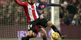 ميسي يخضع لفحوص طبية بسبب اصابة محتملة في العضلات