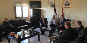 قلقيلية: المحافظ يلتقي السفير التركي وسفير فلسطين في تركيا