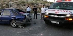 إصابة مواطن اثر انقلاب مركبته في جنين