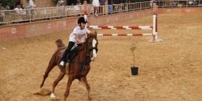 الاقبال يزداد على نوادي الفروسية بغزة