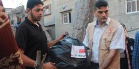 الهلال الإماراتي يوزع مساعدات إغاثية في غزة