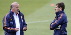 كاسياس يودع ديل بوسكي